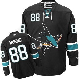 Herren San Jose Sharks Eishockey Trikot Brent Burns #88 Reebok Schwarz 3rd